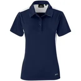 Ladies Glendower Golf Shirt Navy Front